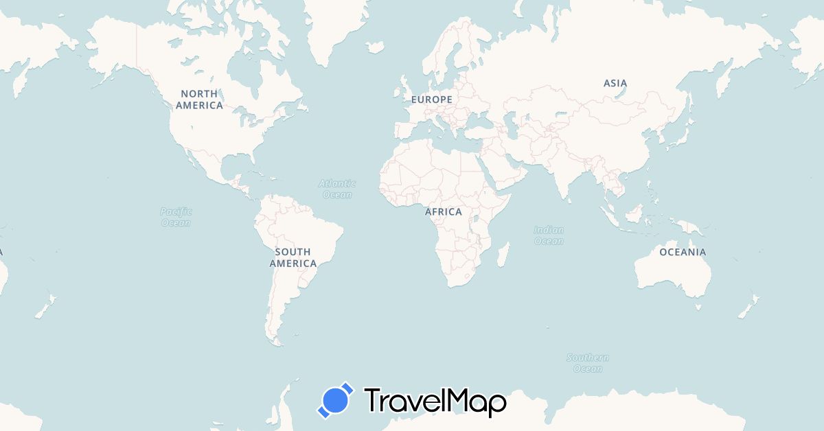 TravelMap itinerary: driving in Peru (South America)